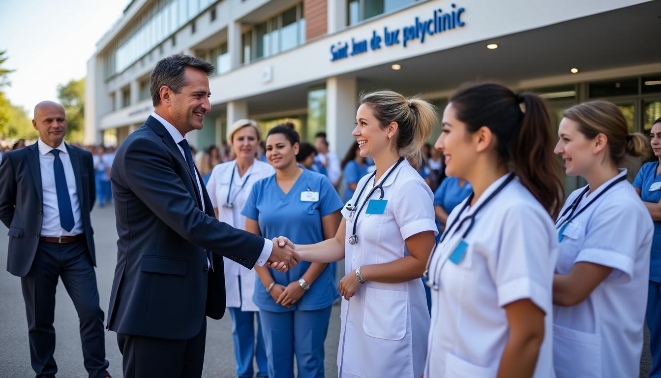 Le ministre de la santé en visite à Saint-Jean-de-Luz pour discuter de l'avenir de la polyclinique 2 le ministre de la santé se rend à saint-jean-de-luz pour une visite essentielle, axée sur l'avenir de la polyclinique. cette rencontre vise à explorer les projets de développement et d'amélioration des soins médicaux dans la région.