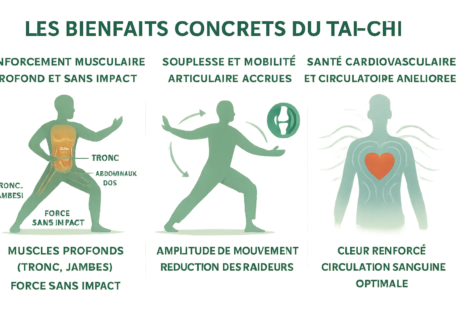 Quels sont les bienfaits du Tai Chi pour la santé ? 3 Pratique du Tai Chi en groupe en extérieur