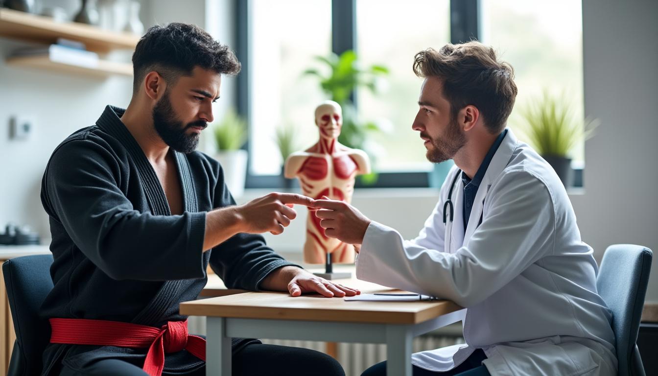 Jiu jitsu: quand consulter un professionnel 2 découvrez quand il est important de consulter un professionnel en jiu jitsu pour améliorer votre pratique, prévenir les blessures et progresser efficacement dans ce sport de combat.