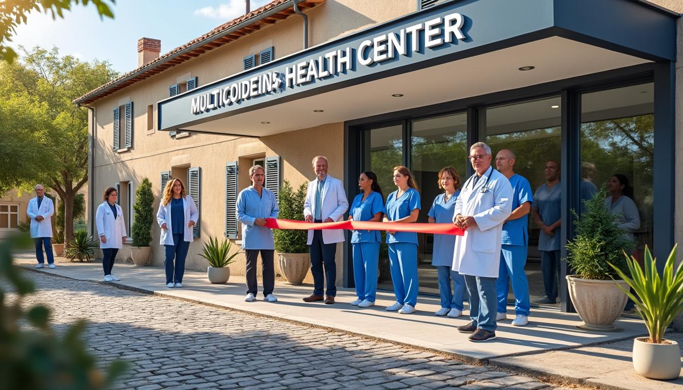 Saint-Clar cĂ©lĂšbre l'ouverture de son nouveau centre de santĂ© pluridisciplinaire 2 dĂ©couvrez l'inauguration du nouveau centre de santĂ© pluridisciplinaire Ă saint-clar : une Ă©quipe de professionnels au service de votre bien-ĂȘtre et de l'accĂšs facilitĂ© aux soins pour tous les habitants.