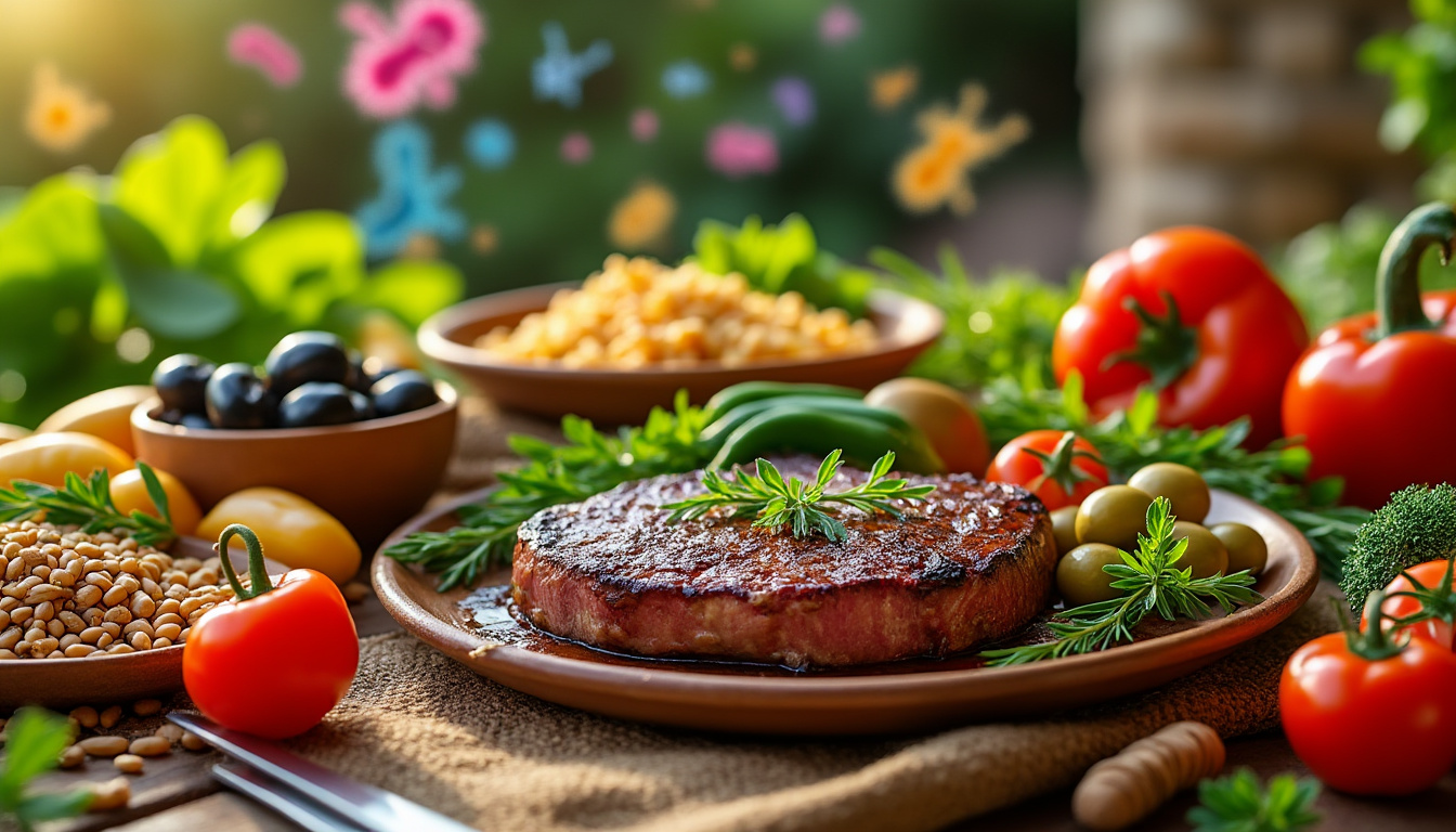 découvrez comment intégrer du bœuf maigre au régime méditerranéen peut enrichir la diversité de votre flore intestinale et contribuer à une meilleure santé digestive.