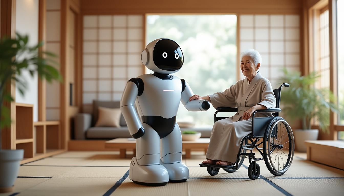 découvrez les acteurs clés au japon qui intègrent les robots dans les soins à domicile pour améliorer l'accompagnement des personnes âgées et renforcer les services de santé à domicile.