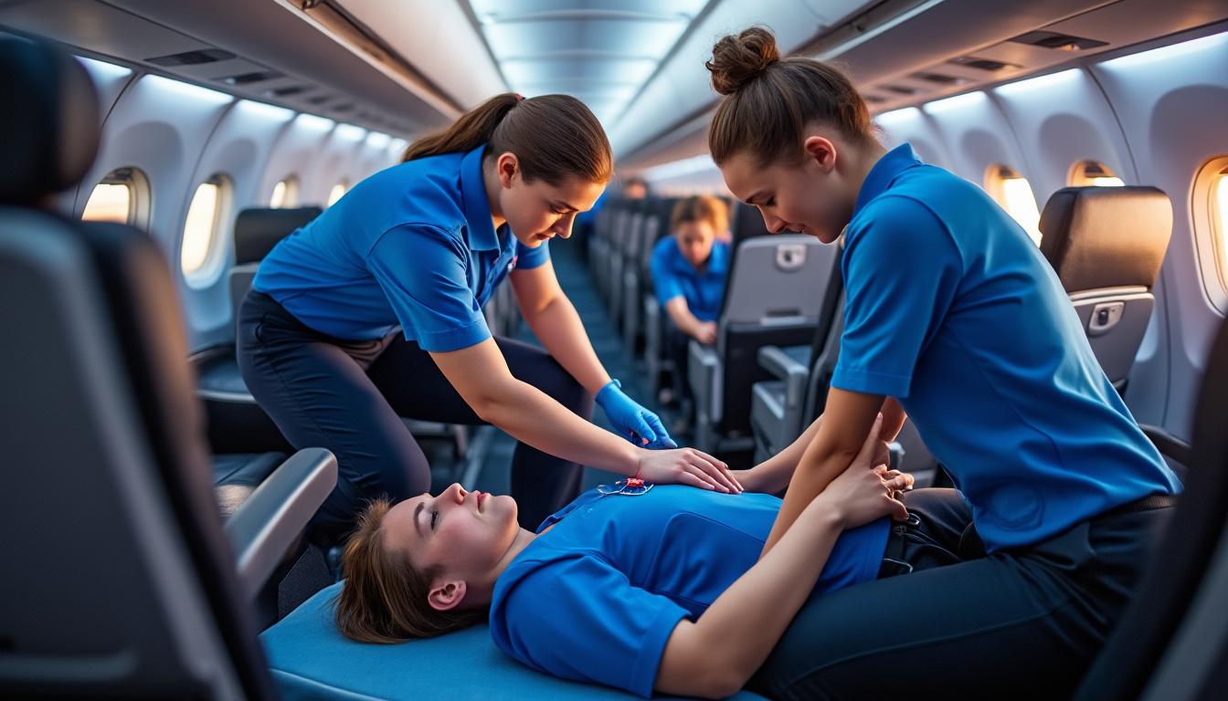 découvrez l'importance des défibrillateurs automatiques à bord des avions et une étude qui appelle à une réforme mondiale pour améliorer la sécurité et sauver des vies en vol.