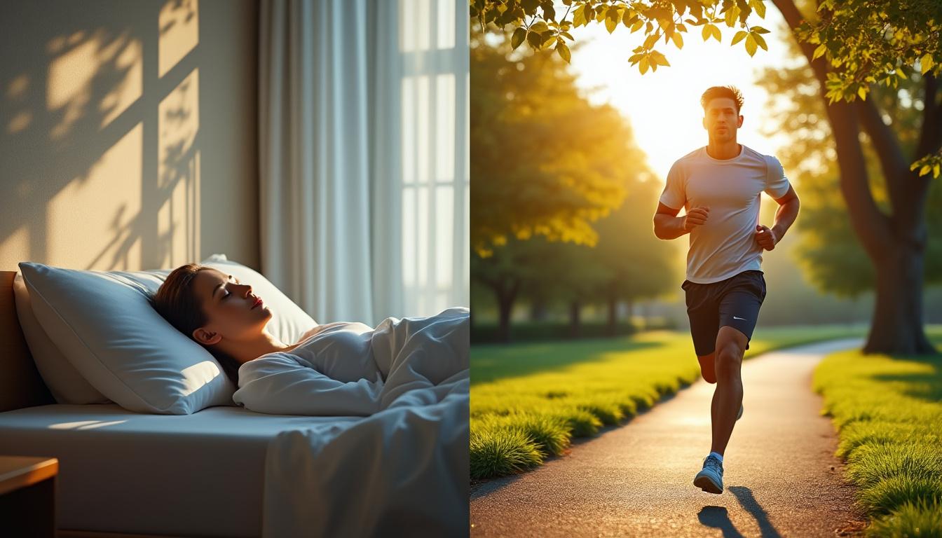 Sommeil vs exercice : pourquoi privilégier le repos d’après les dernières études 2 découvrez pourquoi le sommeil est essentiel et souvent plus bénéfique que l'exercice, selon les dernières recherches scientifiques.