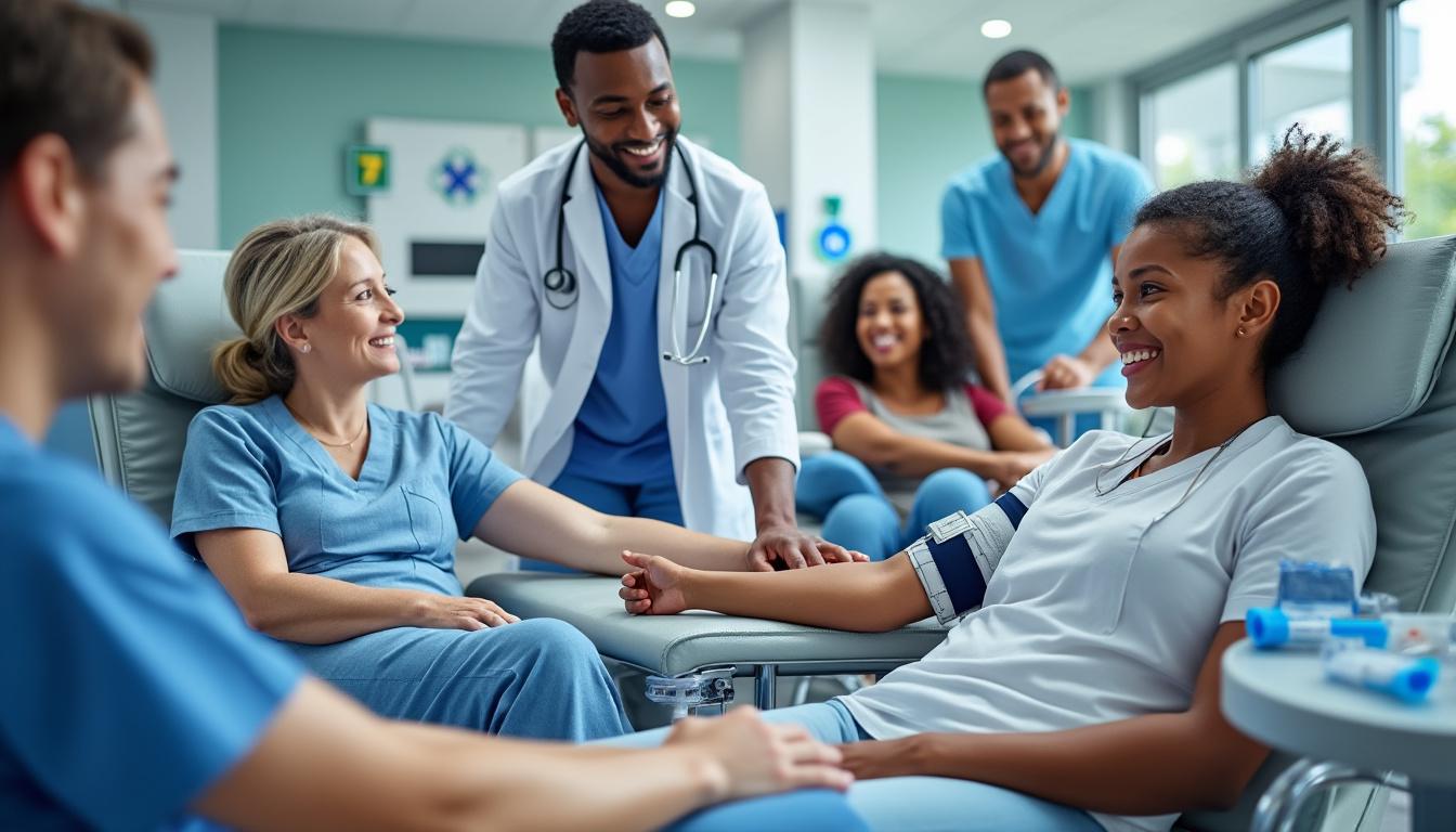 l'association des officiers médicaux et de santé à bagatelle a collecté plus de 150 pintes de sang, contribuant ainsi à sauver de nombreuses vies.