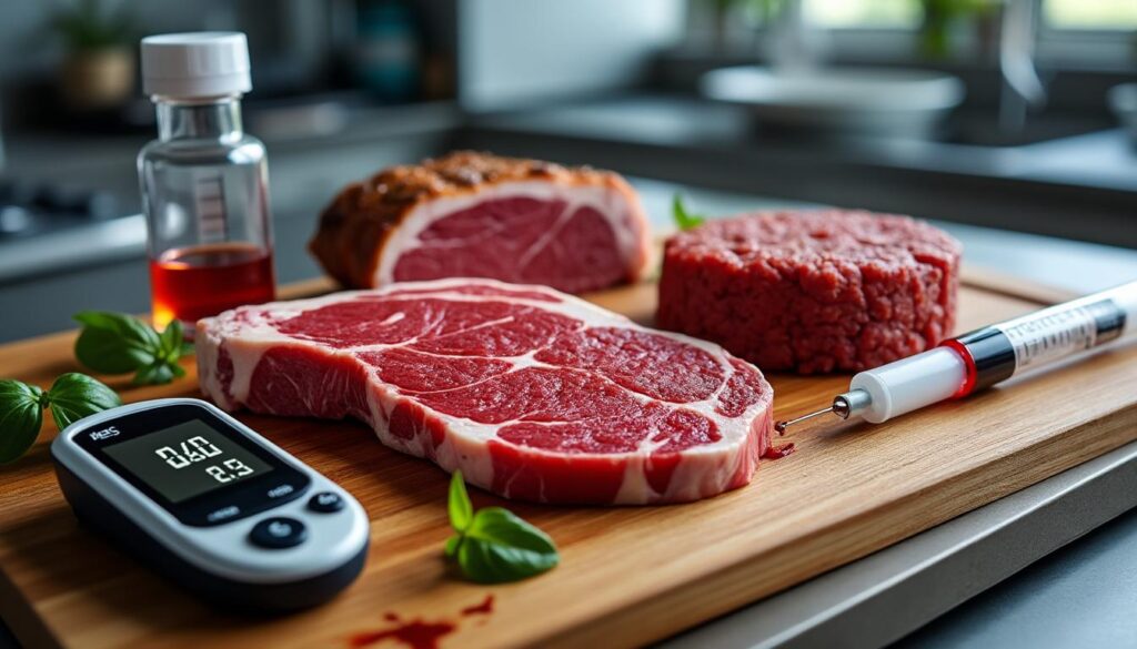 une étude américaine importante montre que la consommation accrue de viande rouge augmente considérablement le risque de développer un diabète, soulignant l'importance d'une alimentation équilibrée.