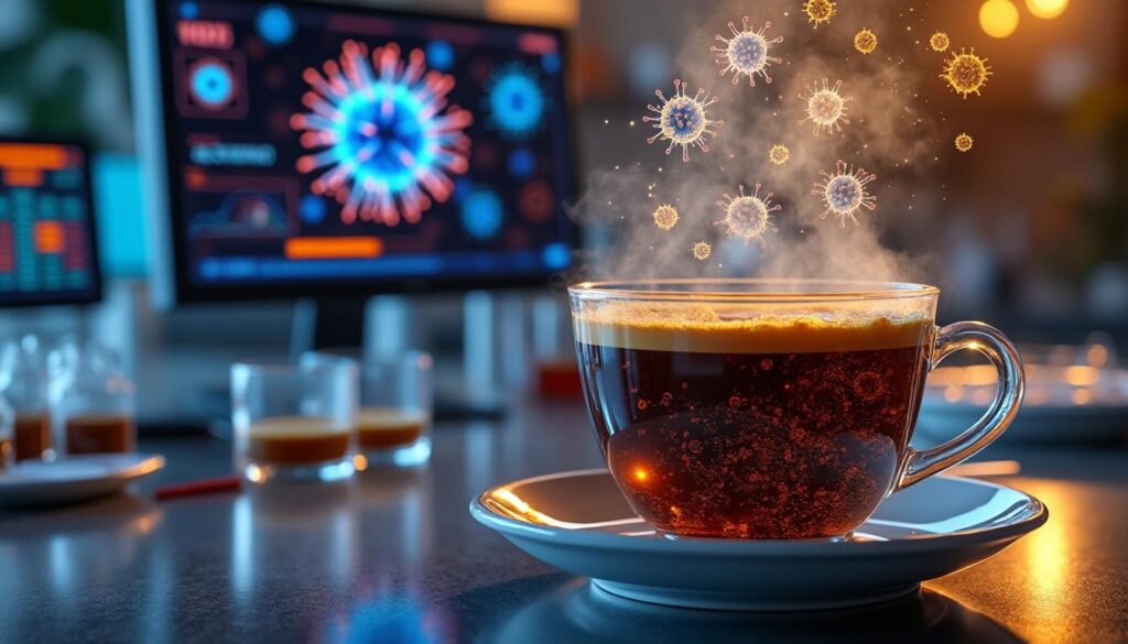 une étude révèle que le café active des réactions cytokiniques particulières, différentes de celles induites par la caféine seule, offrant de nouvelles perspectives sur ses effets immunitaires.