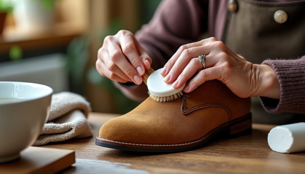 découvrez une astuce de grand-mère efficace pour nettoyer le daim en douceur et préserver sa texture délicate sans l’abîmer.