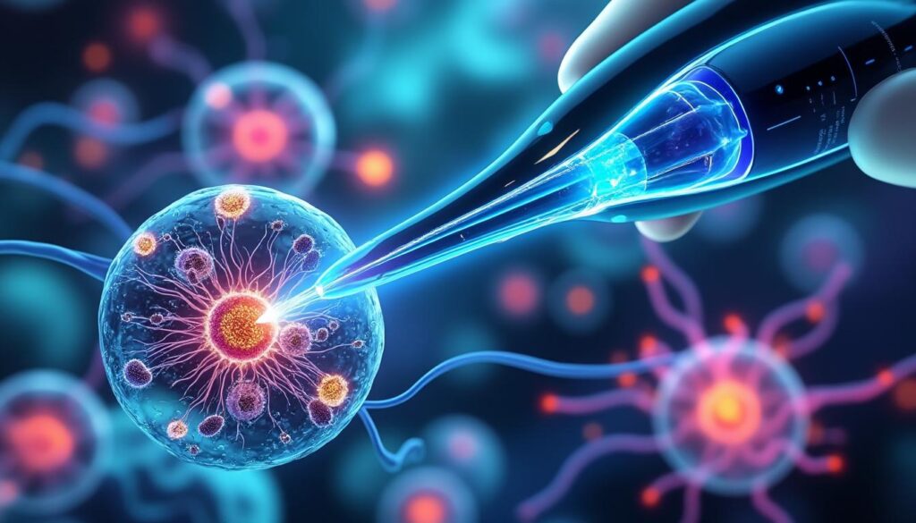 découvrez nos sondes lumineuses révolutionnaires qui permettent d'observer en temps réel les mécanismes cellulaires avec une précision inégalée.