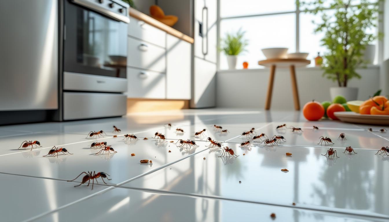 Fourmis dans la maison : comment s'en débarrasser rapidement et efficacement ? 2 découvrez des méthodes rapides et efficaces pour éliminer les fourmis de votre maison et retrouver un intérieur sain et propre.