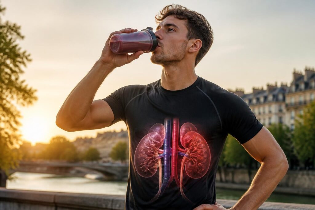 découvrez pourquoi cette boisson populaire après le sport, appréciée par des millions de français, peut mettre vos reins à rude épreuve et comment en limiter les risques.