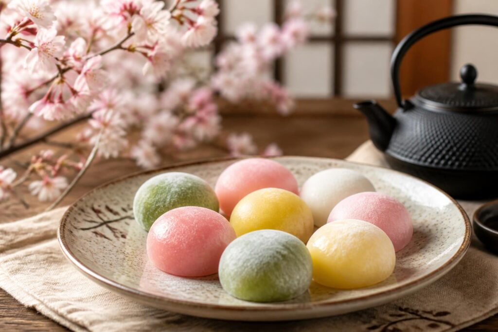 plongez dans l'univers gourmand du mochi, cette douceur japonaise irrésistible. découvrez ses saveurs uniques et laissez-vous séduire par cette spécialité traditionnelle à ne pas manquer !