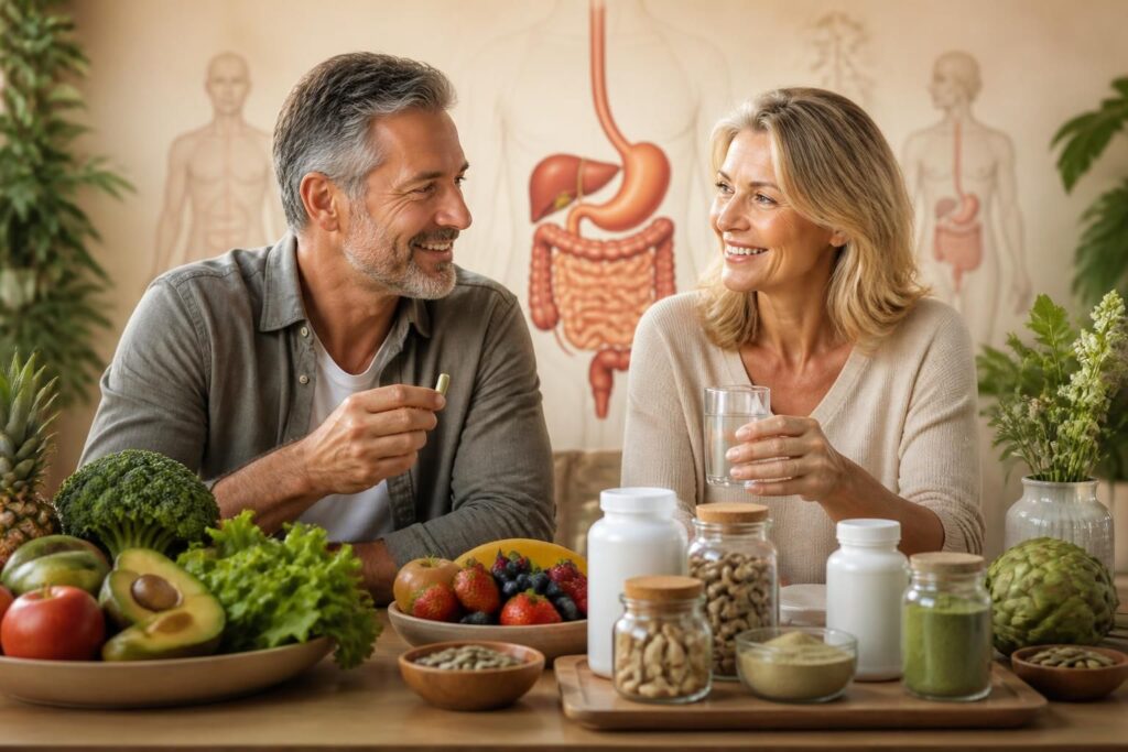 découvrez comment la digestion évolue après 50 ans, comprenez les transformations du corps et apprenez à adapter votre supplémentation pour favoriser un vieillissement en bonne santé.