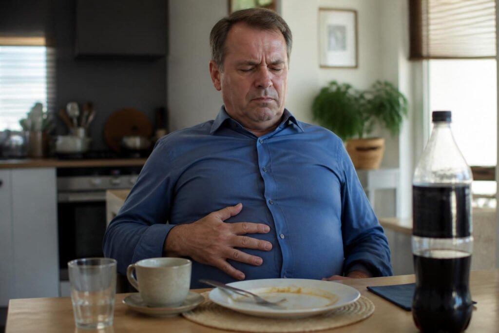 découvrez pourquoi adopter cette habitude post-repas après 50 ans pourrait aggraver vos ballonnements sans que vous ne vous en rendiez compte, et comment y remédier efficacement.