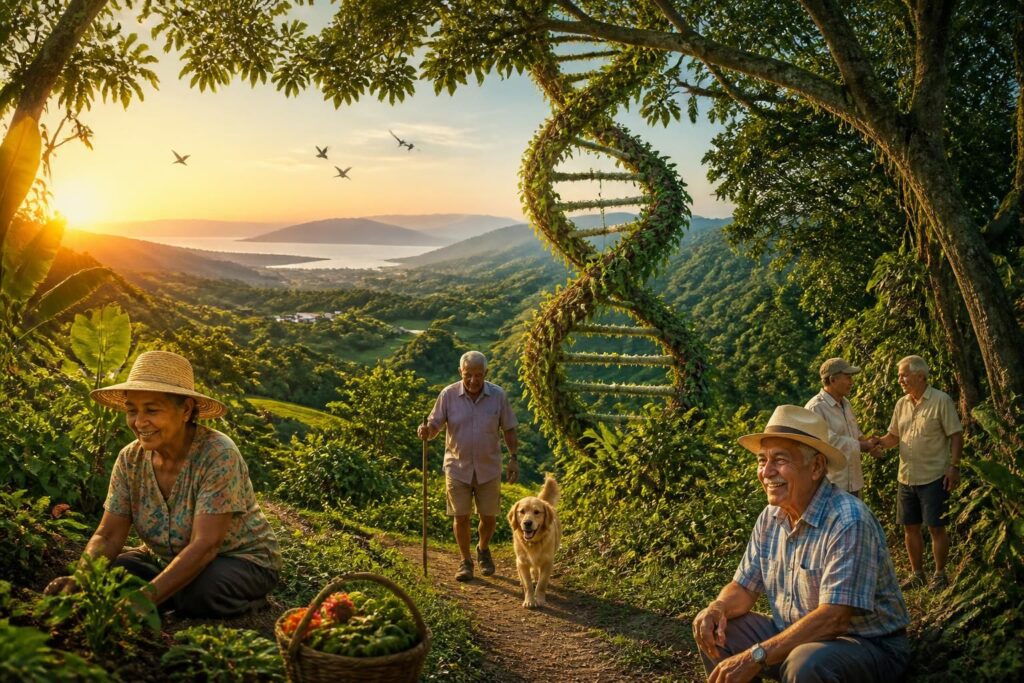 découvrez ce que l'analyse de l'adn révèle sur le vieillissement dans la célèbre zone bleue de nicoya, mettant en lumière la complexité des facteurs impliqués.