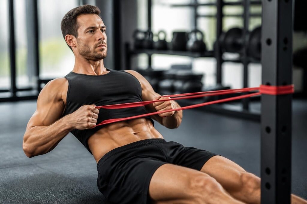 découvrez des exercices d'abdos aux élastiques efficaces, une alternative pratique et accessible aux appareils de musculation pour renforcer votre sangle abdominale.