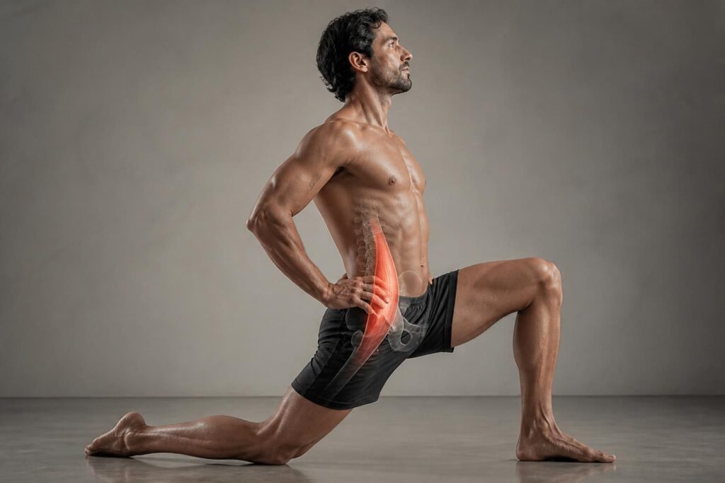 découvrez comment étirer le psoas, ce muscle souvent méconnu, pour soulager les tensions et douleurs dans le bas du dos.