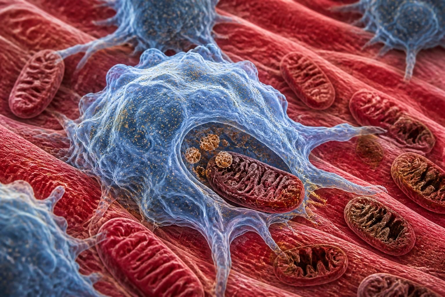 découvrez comment les macrophages jouent un rôle crucial dans la détoxification des tissus à haute activité énergétique, en protégeant l'organisme contre les toxines et en maintenant l'équilibre cellulaire.