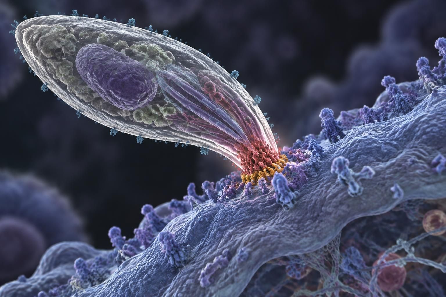 Toxoplasma remodèle la surface des cellules hôtes pour ouvrir la voie à leur invasion 2 découvrez comment toxoplasma remodèle la surface des cellules hôtes pour faciliter leur invasion.