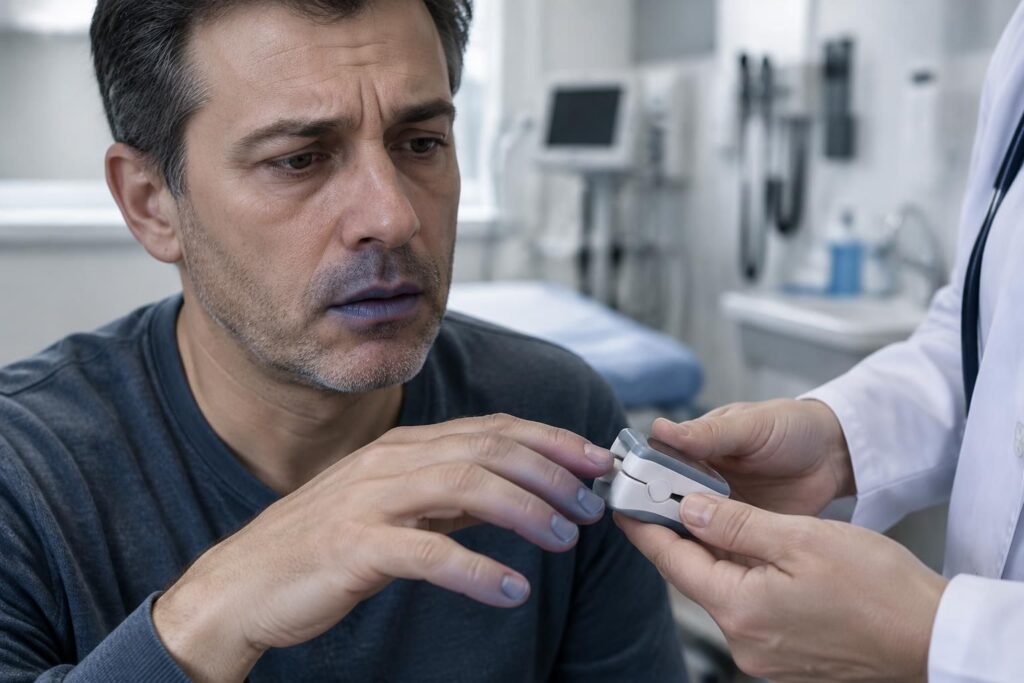 découvrez les causes de la cyanose, ce bleuissement de la peau et des lèvres, les signes à surveiller et les situations qui nécessitent une consultation urgente.