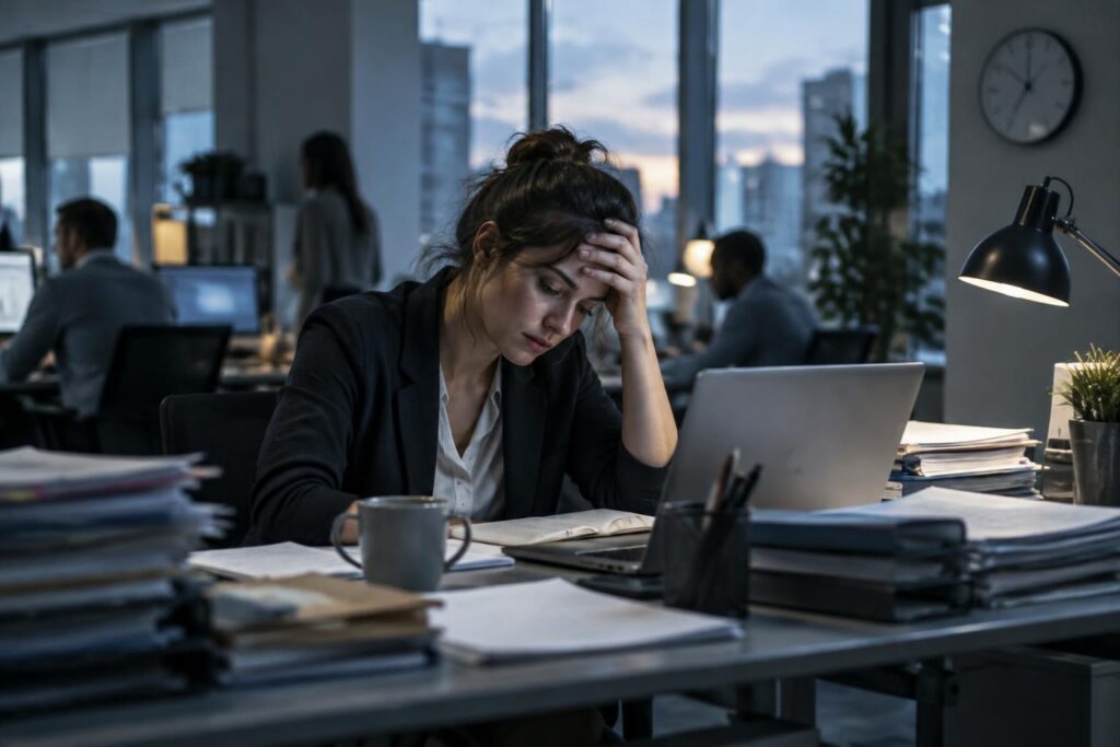 fatigue persistante, perte de motivation, irritabilité : découvrez les signes du mal-être au travail à repérer pour prévenir le burn-out.