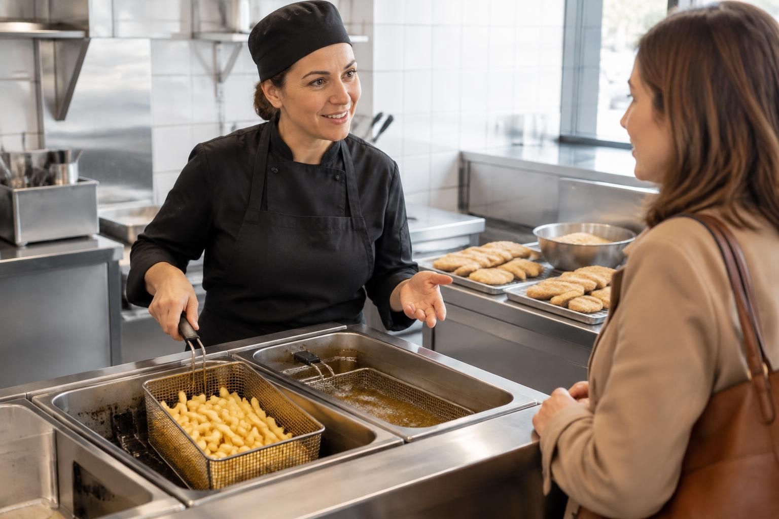maladie cœliaque et friteuse partagée : découvrez les risques de contamination au gluten et les précautions à prendre avant de consommer des frites.