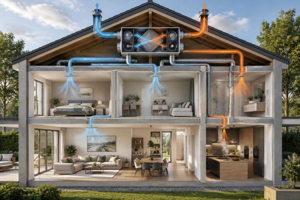 découvrez le fonctionnement de la ventilation mécanique contrôlée (vmc), ses différents types et son rôle pour renouveler l’air et améliorer la qualité de votre logement.